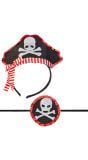 Piraten hoed en ooglapje