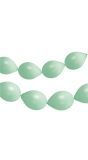 Pistache groene ballonnenslinger matte kleur