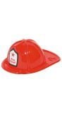 Plastic rode brandweer helm kind