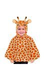 Pluche Giraffe DierenPoncho Cape met Capuchon Kind 98 cm