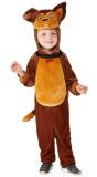 Pluche honden kleuter onesie