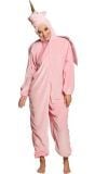 Pluche unicorn onesie roze