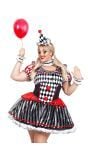 Plus Size Darling Harlequin Kostuum voor Dames