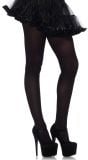Plus size zwarte panty