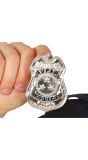 Politie Badge Zilver