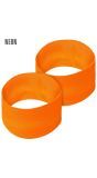 Polsbandjes neon oranje 90s