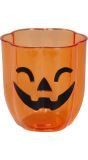 Pompoen Beker 10cm Halloween
