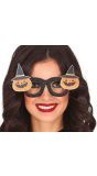 Pompoen bril halloween