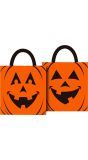 Pompoen halloween snoeptas 38 x 35 cm