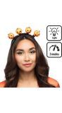 Pompoen Tiara met Led Verlichting Halloween