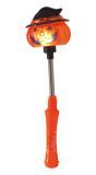 Pompoen toverstaf met licht 24 cm halloween