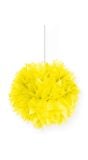 Pompom hanger geel 30cm