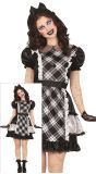 Porseleinen pop jurk halloween dames