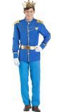 Prinsen Kostuum Blauw Heren