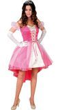 Prinses jurk dames roze