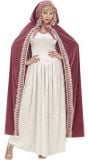 Prinsessen cape roze One-size-volwassenen