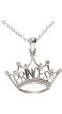 Prinsessen ketting met kroon