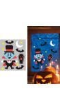 Raamdecoratie gelstickers vampier halloween