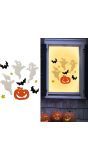 Raamdecoratie spoken 20 x 20 cm halloween