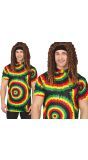 Rasta Bob Marley T-Shirt Heren