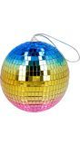 Regenboog DiscoBal 15 cm