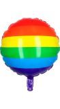 Regenboog folieballon gaypride