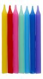 Regenboog kleur kaarsen