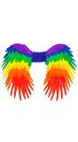 Regenboog Veren Vleugels Feest Dames Heren