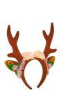 Rendier Haarband Bruin Kerst Dames
