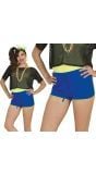 Retro 80's Blauw Sportbroekje Dames