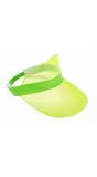 Retro 90s zonneklep neon groen