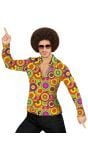 Retro Blouse 70's Cirkels Mannen