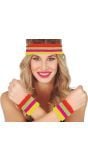 Retro Hoofdband en Polsbanden Set
