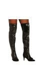 Rock Stijl Zwarte Laarshoezen Dames
