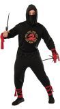 Rode Draak Ninja Pak Heren Zwart