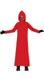 Rode Duivel Halloween Outfit met Kap Kinderen