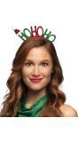 Rode Kerst Tiara Hohoho