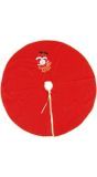Rode kerstboom basis kleed merry christmas 120cm