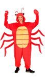 Rode Kreeft Onesie Volwassenen
