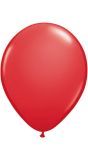 Rode Metallic Ballonnen 50 Stuks 30Cm