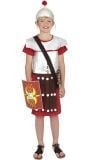 Rode romeinse krijger outfit
