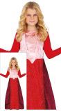 Rode tovenares jurk halloween kind