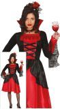 Rode vampieren jurk halloween dames