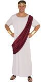 Romeinse Toga Wit Kostuum Heren