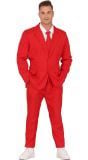 Rood Feestmaatpak Heren