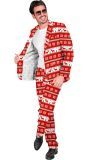 Rood Kerst Pak Mannen