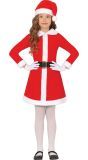 Rood kerstmeisje jurk kinderen