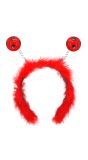 Rood Lieveheersbeestje Haarband
