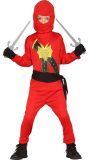 Rood ninja kostuum kind