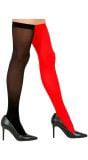 Rood Zwarte Kniekousen Dames